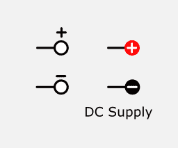 DC Supply Circuit Symbol