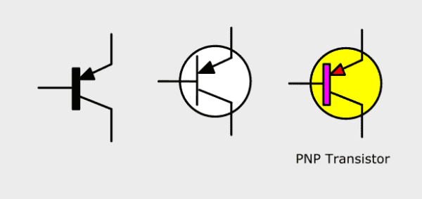 Transistor PNP Circuit Symbol