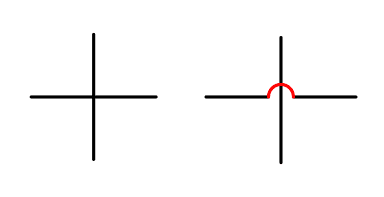 Wires Not Joined Circuit Symbol