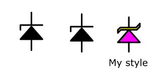 Zener Diode Circuit Symbol