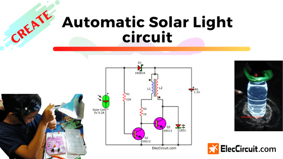 Creating automatic solar light circuits