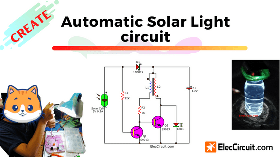 Creating automatic solar light circuits