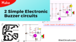 Make Simple Electronic Buzzer circuit
