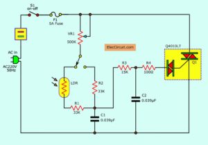 automatic Day light dimmer circuit 