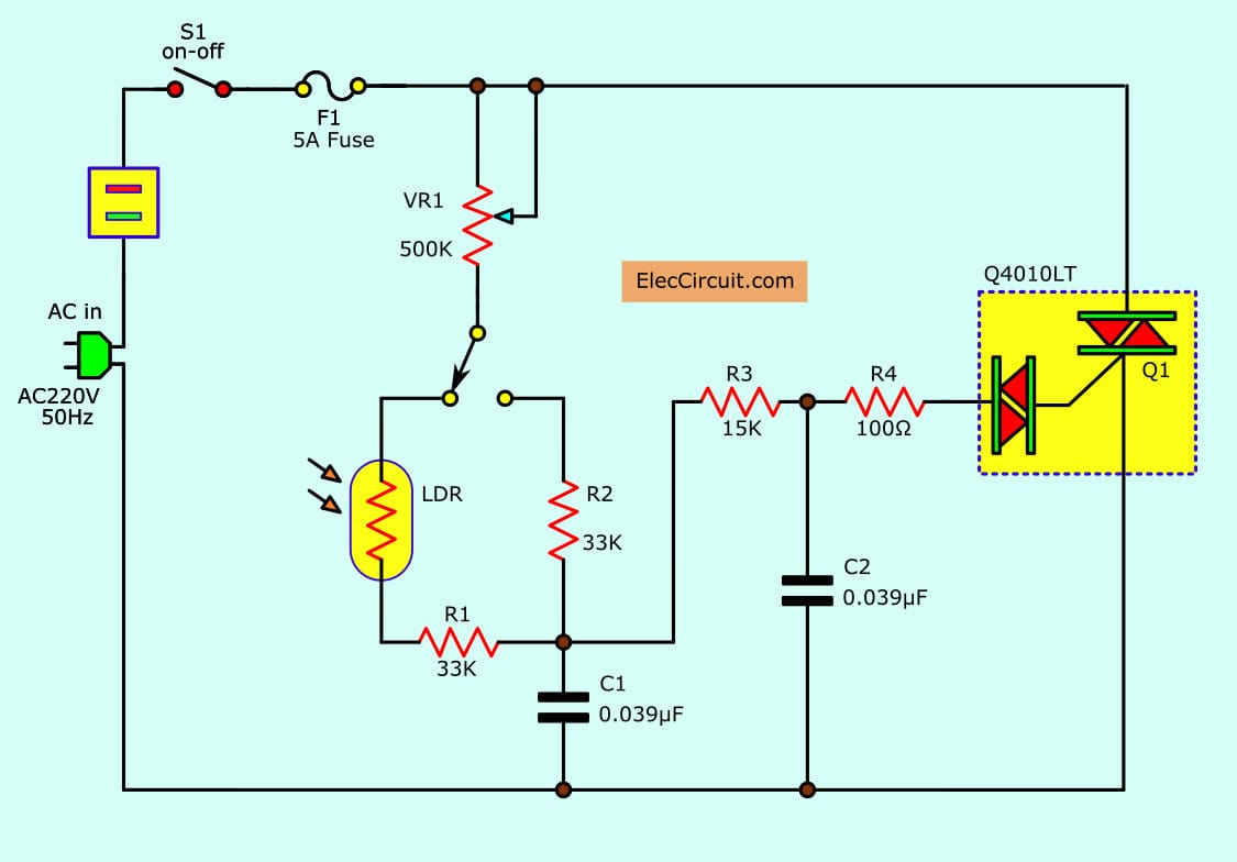 Dimmer Circuit Using Scr - Triac