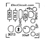 component layout transistor simple buzzer 