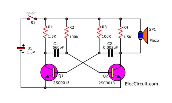 simple mosquito repellent circuit