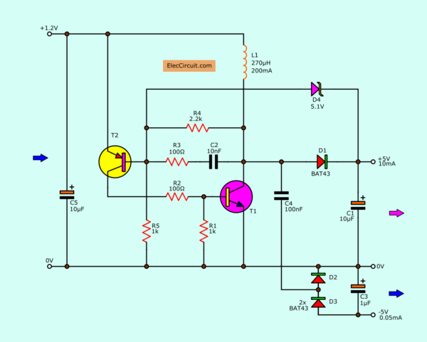 step up converter 12V 5V