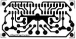 PCB layout KA2284 Stereo audio level indicator