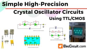 Simple High-Precision Crystal Oscillator Circuit Using TTL / CMOS