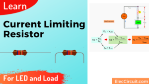 Current limiting resistor for LED and load