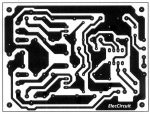 PCB copper layout of amplifier 50W