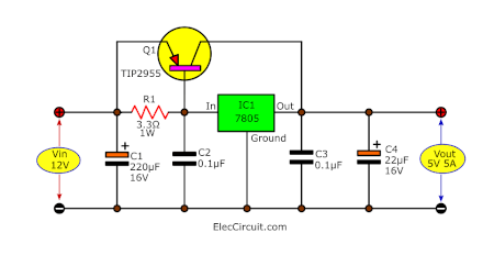 12V to 5V converter  Step down DC regulator in many ways to do