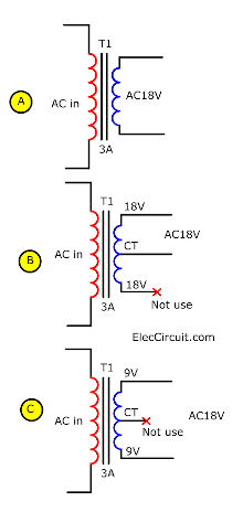 18V transformer