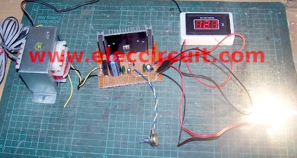 Making LM350 adjustable voltage Regulator circuit