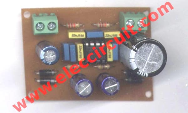 TDA2822 double voltage converter