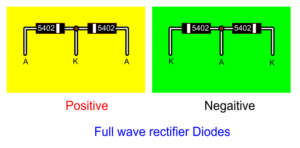 full wave rectifier diodes