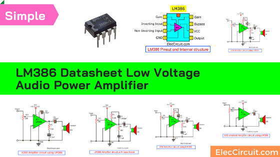 LM386 Datasheet Low voltage audio power amplifier