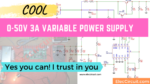 0-50V 3A Variable power supply