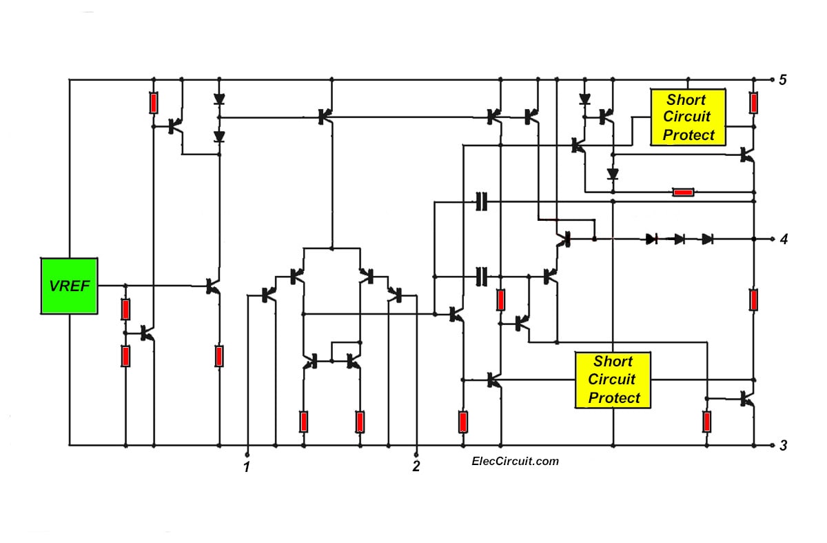 schematic diagram inside TDA2050