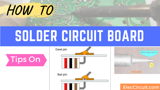 how to solder circuit board and wires