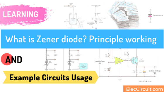 Zener diode principle working example usage