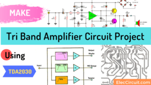 Tri Band Amplifier with Crossover network using TDA2030