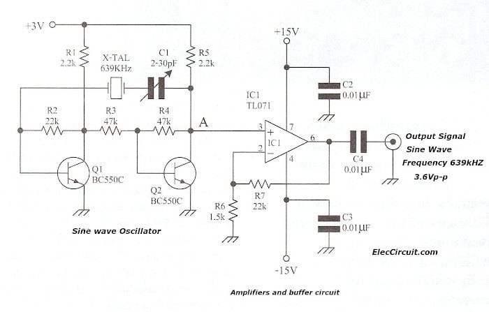 AM Carrier Wave Generator circuit