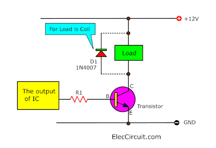 transistor circuit for output IC