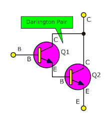 Darlington Transistor pair