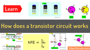 How does a transistor circuit works