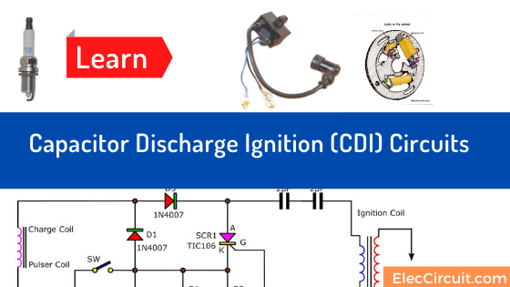 How motocycle Capacitor Discharge Ignition Circuit (CDI) works