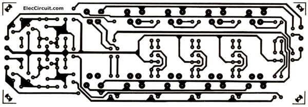 PCB layout graphic equalizer transistor