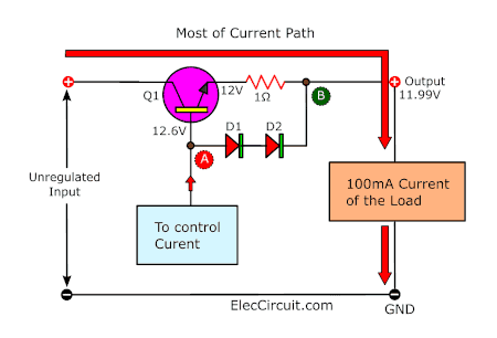 Rearranging the circuit easier to see