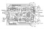 The component layout of 50w main amplifier