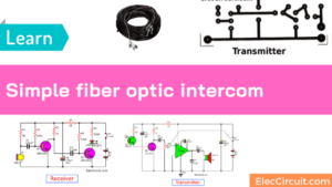 Diy fiber optic intercom