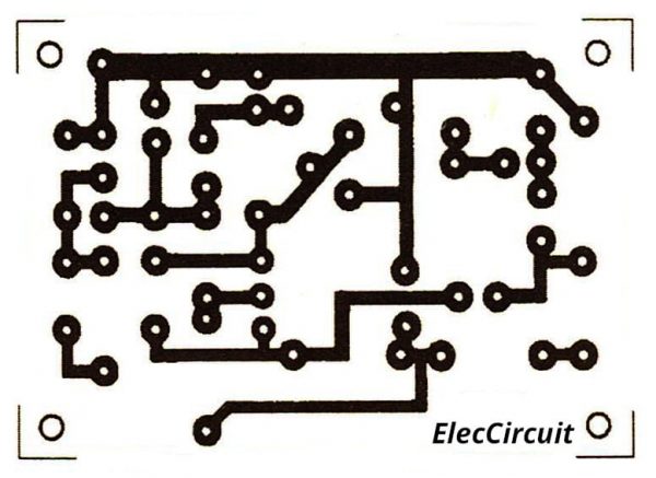 copper pcb layout low impedance transistor preamplifier