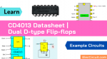 CD4013 Datasheet |Dual D-type Flip-flops | Example Circuits