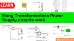 DC regulated transformerless Power Supply