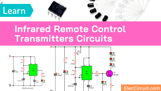 Infrared Remote control transmitters Circuits
