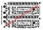 Stereo VU Meter Circuit Using IC Components Layout