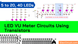 LED VU meter transistor