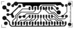Mono VU Meter Circuit Using IC PCB Layout