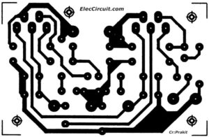 TDA2030 bridge amplifier circuit diagram with PCB, 35W RMS - ElecCircuit