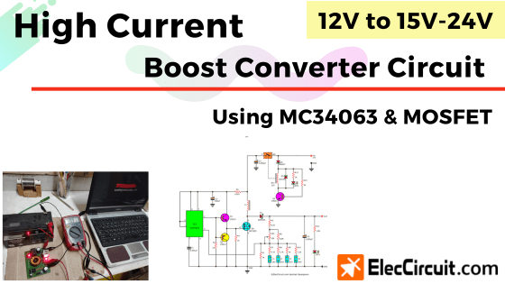 TDA2004 DC to DC converter circuit