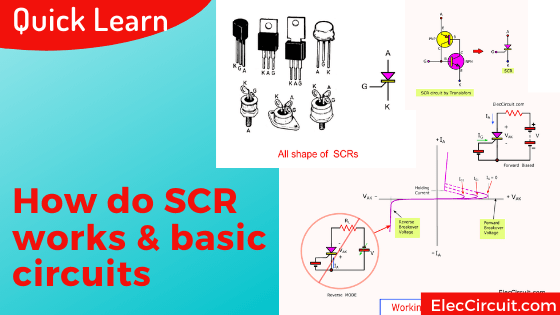 How do SCR works basic circuits