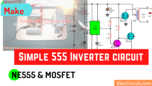 555 Inverter circuit using MOSFET