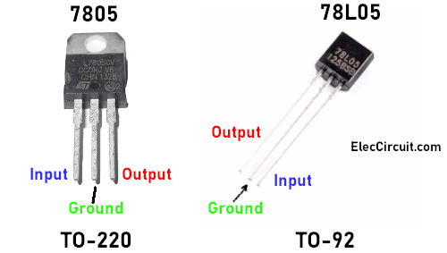 L7805 TO-220 78L05 TO-92 Regulator