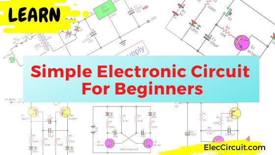 Simple electronic circuit for beginners