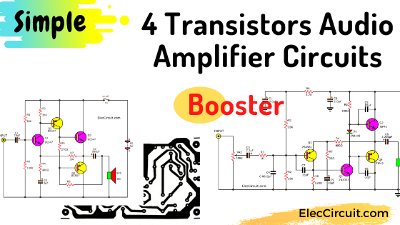 4 transistor audio amplifiers